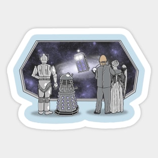 The Doctor Strikes Back Sticker